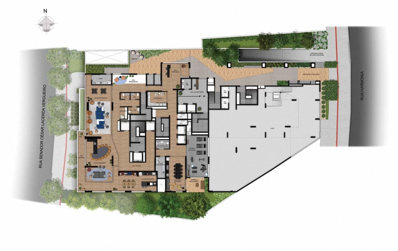 Harmonia da Vila - Studios e Apartamentos 195m² na Vila Madalena — foto 2